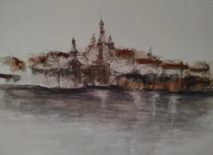 Prague Skyline Study
